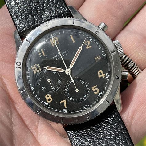 1960s breitling co pilot watch.